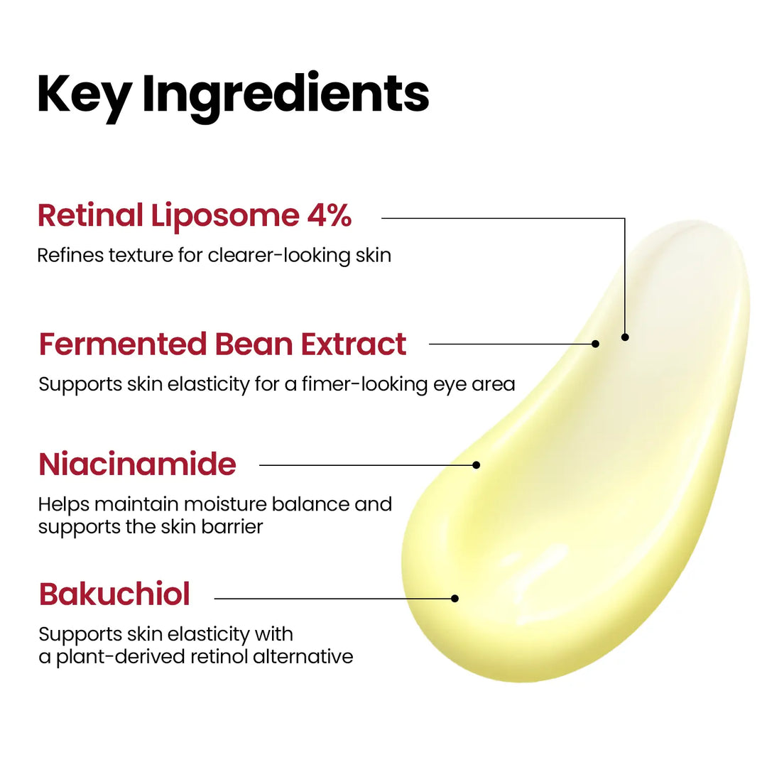 [KSECRET Official] SEOUL 1988 Retinal Eye Cream – Formulated with Advanced Retinal Liposome 4% | Intensive Eye Care for Dark Circles, Fine Lines &amp; Under-Eye Bags | Korean Skincare