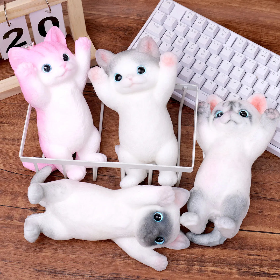 🎁 BUY 2 GET 1 FREE! 🐱 Soft &amp; Cuddly Cat – Stress-Relief Squeezable Toy ✨ Super Soft, Squishy &amp; Perfect for Relaxation 💖