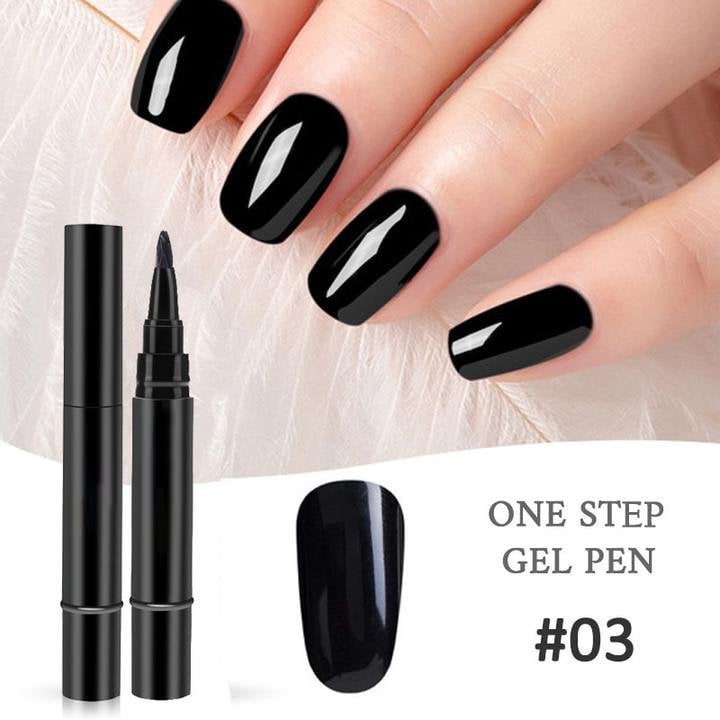 📢📢Limited Time Buy 1 Get 1 Free Only: £9.99‼️💅One Step Nail Gel Pen 🎁Free Gift -Mini Portable UV Nail Lamp✨