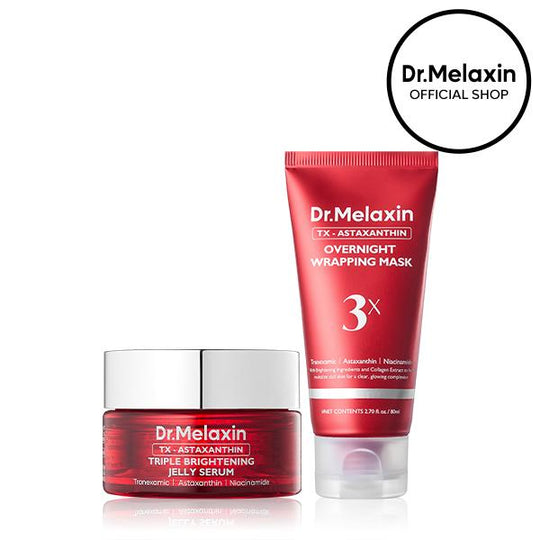 TX Astaxanthin Glow Wrapping Duo | Tranexaminsyre&amp;Astaxanthin&amp;Niacinamid til komplet pleje af mørke pletter
