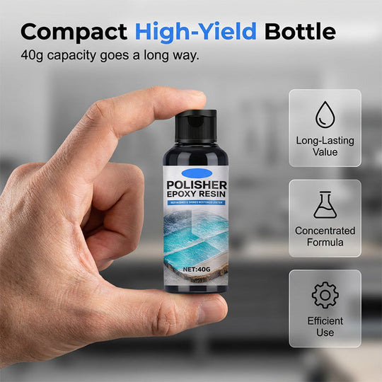 🥳2026 HOT SALE🥳🎉BUY MORE GET MORE FREE🎁 Epoxy Resin Polish – Restores dull resin to crystal‑clear high gloss. Removes scratches &amp; haze. Effortless hand polish! 🎨🌟