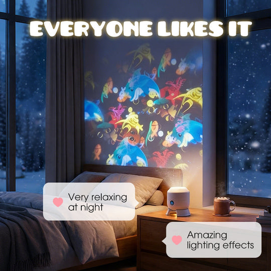 🥳2026 HOT SALE🥳💞80K+ SOLD!🌊 Ocean Wave Projector Light – Dynamic Rotating Aurora, Adjustable Brightness, Rechargeable – with/without Bluetooth Speaker – Bedroom Decor, Night Light, Gift for Kids &amp; Adults Regular price