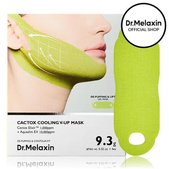 CACTOX V-LIFTING MEWING BAND with Cactus Cooling Reduce Puffiness &amp; Pore Tightening for Visible Pore Care Skin Repair
