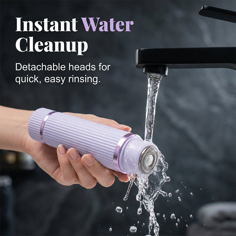 ✨ Gentle Precision Bikini Trimmer – 💖 Painless Pubic Hair Trimmer, 💦 Waterproof &amp; 🔋 Rechargeable Body Groomer for Sensitive Areas