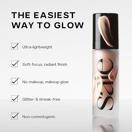 ✨ Glowy Super Gel – Hydrating Primer &amp; Glow Serum 💖 Vitamin C, Squalane &amp; Instant Glass Skin Radiance 🌟