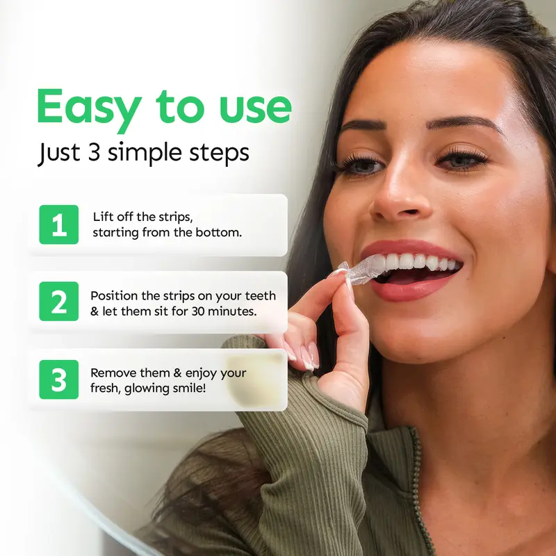 🔥Limited-Time Special Offer！🦷 Professional Non-Peroxide Teeth Whitening ✨ Whiter Smile, Zero Sensitivity &amp; Gentle Everyday Care 💎