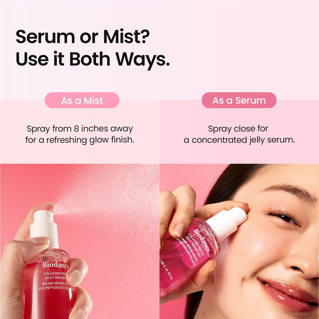 💖 BIODANCE Collagen Peptides Jelly Serum Mist ✨ Deep Hydration, Collagen Care &amp; Glass Skin Radiance 🇰🇷✨