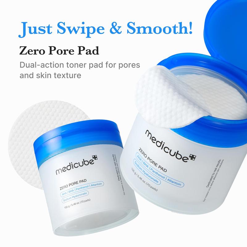 [medicube Official] Zero Pore Pads (AHA + BHA) | Toner Pads for Smoother Skin