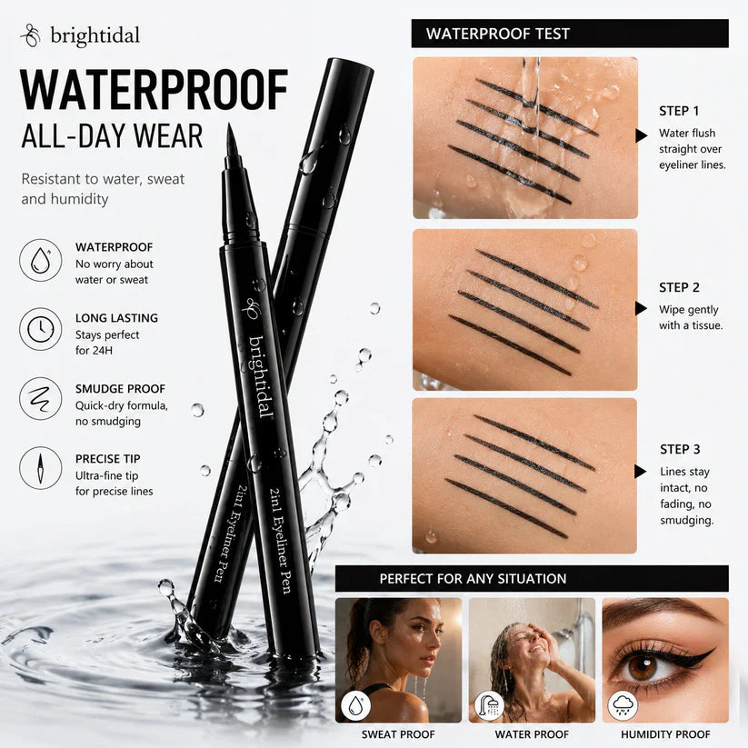 🔥 BUY 1 GET 1 FREE! 💖 Waterproof, Smudge-Proof &amp; All-Day Wear ✨ Stay Flawless from Morning to Night