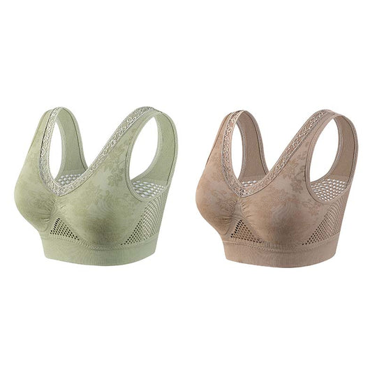 💗LAST DAY - BUY 1 GET 1 FREE💐 Buy One Get One Free 🎁  Pure Cotton Buttonless Comfy Lifting Bra