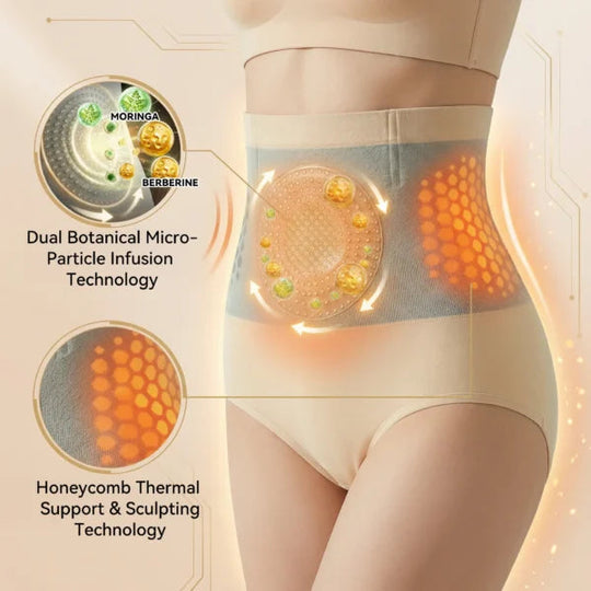 🥳2026 HOT SALE🥳💞80K+ SOLD!🌸🧘‍♀️ 40% OFF! Thermogenic Tummy Control Shorts – 30‑min daily wear, activates warmth &amp; boosts circulation. Supports firmer, smoother contour. No gym needed. A smart shapewear choice. 👵✨