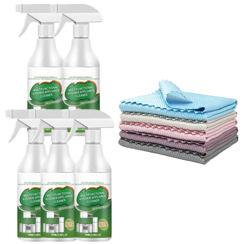 💞Plus de 50 000 unités vendues !🍋 Nettoyant enzymatique pour la cuisine – Dégraissage puissant, fraîcheur longue durée🧽