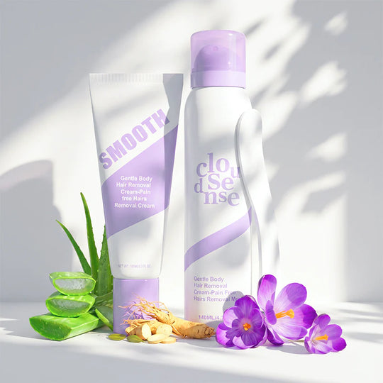 💜KLENIMORE™ Doux &amp;  Duo de crèmes dépilatoires indolores pour peaux sensibles