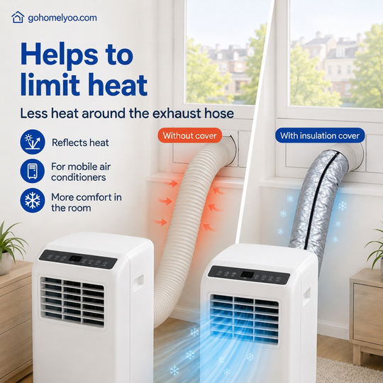 🔥 50% OFF TODAY! ❄️ AC Hose Insulation Cover – A Summer Home Essential ✨ Improve Cooling Efficiency, Reduce Heat Transfer &amp; Stay Comfortable All Season ☀️🏡