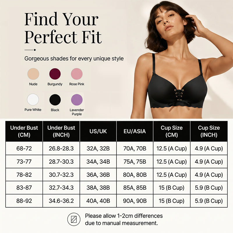 🚨 VIRAL COMFORT BRA 💕 Seamless Push-Up Support Bra ✨ Breathable, Wire-Free Lift &amp; Invisible Under Any Outfit 💖🔥