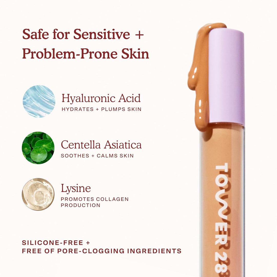 🔥 50% OFF TODAY! ✨ Hydrating Serum Concealer 💖 Medium-Full Coverage, Brightens Under Eyes &amp; Smooths Fine Lines