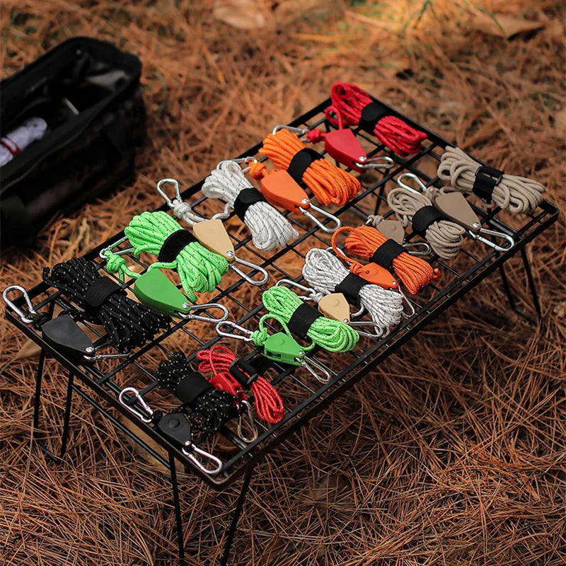 🪢Corde de camping portable et réglable🌳