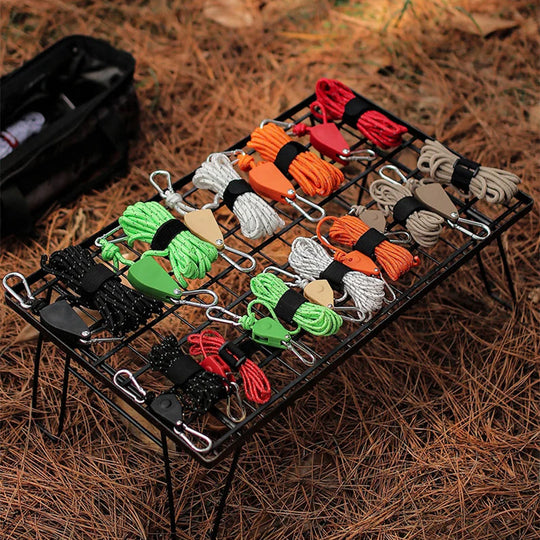 🪢Corde de camping portable et réglable🌳