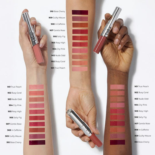 [Laka] Perfect Twin Lip — Dual-Ended Liquid Lipstick with Velvet Matte Color and Glossy Shine
