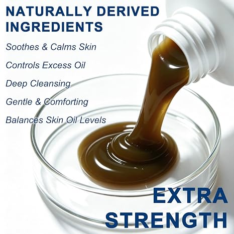 Folliculitis Shampoo for Itchy, Flaky Scalp - Purifying Formula for a Soothed, Balanced Scalp &amp; Oily Scalp Care, Men &amp; Women, 10.58 Fl Oz (1)