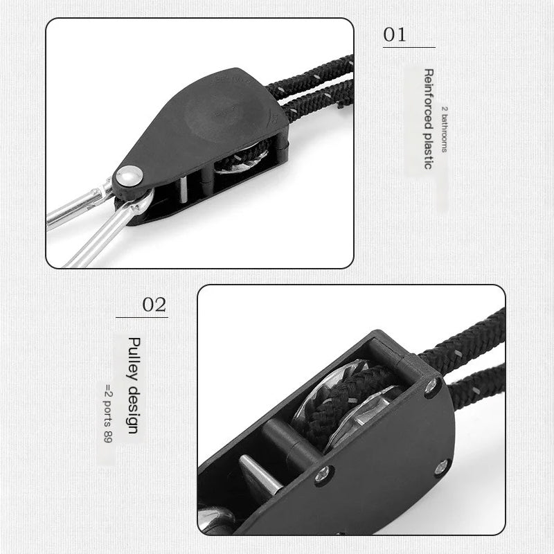 🪢Corde de camping portable et réglable🌳