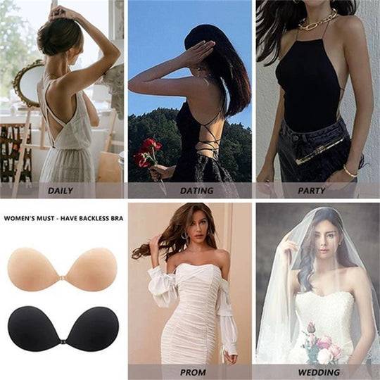 💗LAST DAY - BUY 1 GET 1 FREE💗Adhesive invisible gathering bras（Choice of 87% of customers）