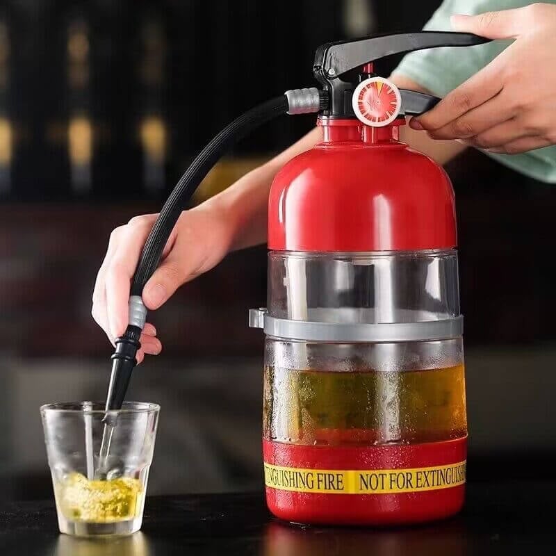🥳2026 HOT SALE🥳💞50K+ SOLD!🎁🧯 50% OFF! Fire Extinguisher Decanter – Novel design, food‑safe material. Tight stopper keeps beverages fresh. A unique gift for beer lovers &amp; collectors. 🍻🕊️