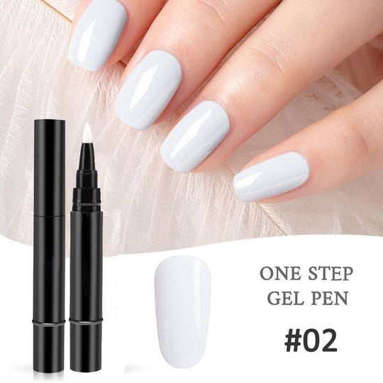📢📢Limited Time Buy 1 Get 1 Free Only: £9.99‼️💅One Step Nail Gel Pen 🎁Free Gift -Mini Portable UV Nail Lamp✨