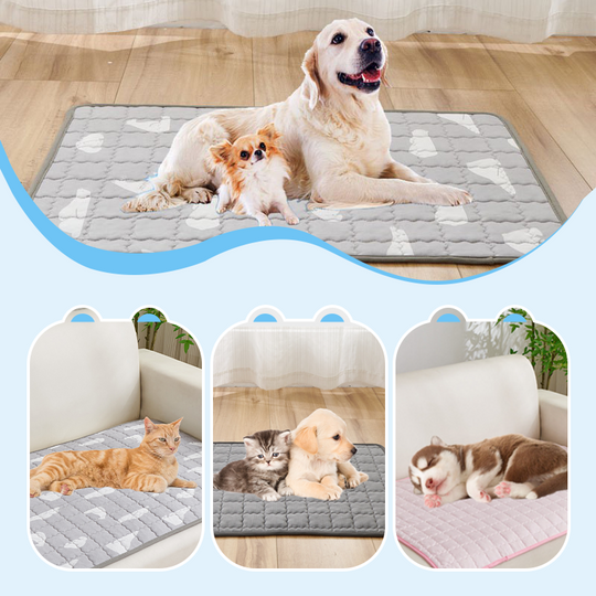 🧊 50% OFF TODAY! 🐶 Dog Cooling Mat (4X Cooling Effect) ✨ Instant Heat Relief &amp; All-Day Summer Comfort for Pets ☀️🐾