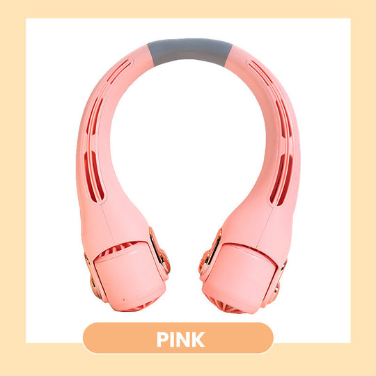 🥳2026 HOT SALE🥳💨 50% OFF!🍃 Neck Air Conditioner Fan – Ultra‑quiet, 360° rotating, 3 speeds. Hands‑free cooling, long battery. Summer essential! 😎🌬️