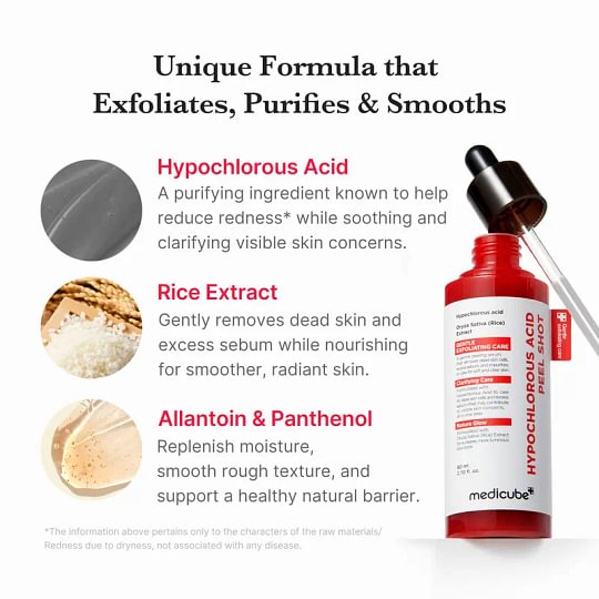 Kyselina chlorná Rice Peel Shot Duo na obličej &amp; tělo | Jemné exfoliační sérum na odumřelé kožní buňky &amp; Péče o póry, černé tečky &amp; Kontrola nadměrného mazu | Rýžový extrakt, chlor, panthenol pro hydratační &amp; vyhlazující péči