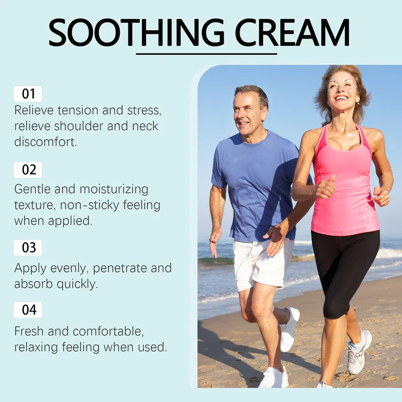 🏆Flash Sale⚡160K+ SOLD!✨Cream Mild Ingredients Nourishing, Caring And Comfortable Shoulder And Neck Massage Care Cream-HZ