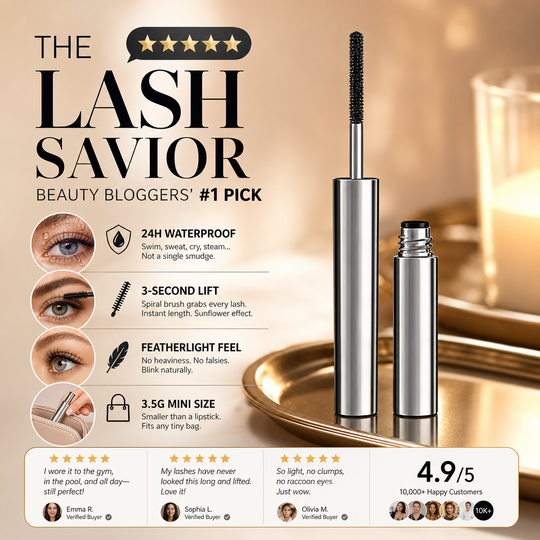 💐🔥 BUY 1 GET 1 FREE! 💥 Waterproof Curling &amp; Lengthening Mascara ✨ 24H Waterproof, Smudge-Proof, Volumizing &amp; Long-Lasting Curl 👁️💖