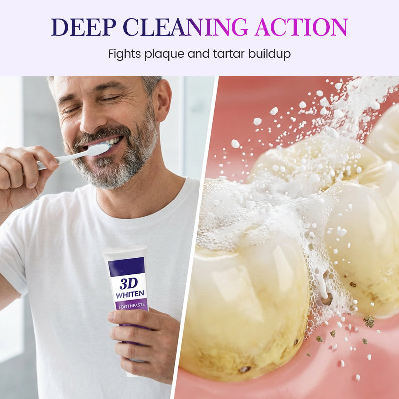 🦷 50% OFF TODAY! ✨ 3D Whitening Toothpaste with Natural Extracts 🌿 Removes Surface Stains &amp; Reveals a Brighter Smile
