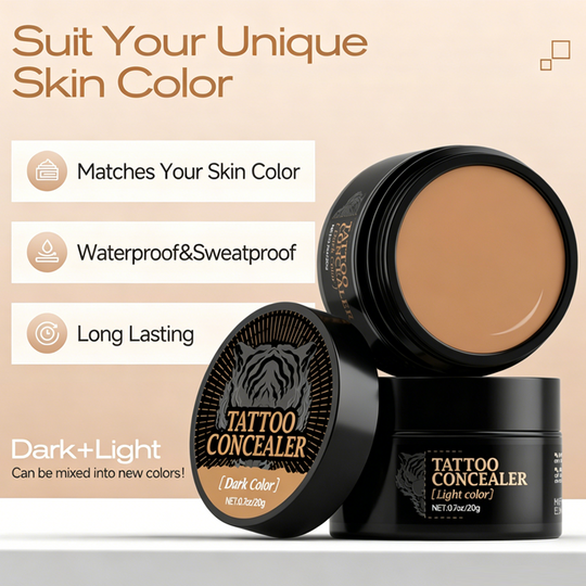 🥳2026 HOT SALE🥳💞50K+ SOLD!🎨🛡️ 50% OFF! Waterproof Scar Concealer – Dual‑shade custom match, covers scars &amp; birthmarks. Sweat‑proof, all‑day wear. 💪✨