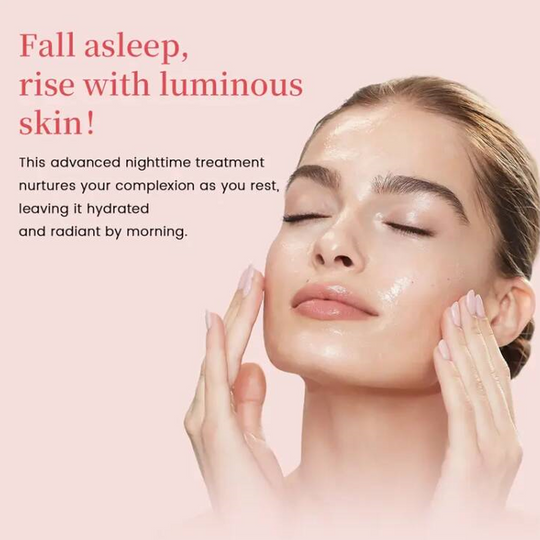 💖 4 PCS Pink Overnight Collagen Gel Mask ✨ Deep Overnight Hydration, Collagen Care &amp; Glass Skin Glow 🌙✨