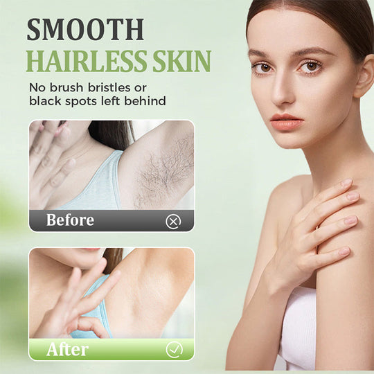 🧴 50% OFF NOW! 🪒 Gentle and Mild Set – Hair Removal Cream + Razor – Pain-Free for Sensitive Skin, No Dark Spots or Stubble 🌸
