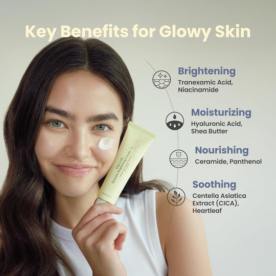 AXIS-Y TXA 2.5% Intensive Brightening Cream – Tranexamic Acid Moisturizer with Niacinamide and Glutathione for Dark Spots and Uneven Skin Tone (1.69 fl oz)