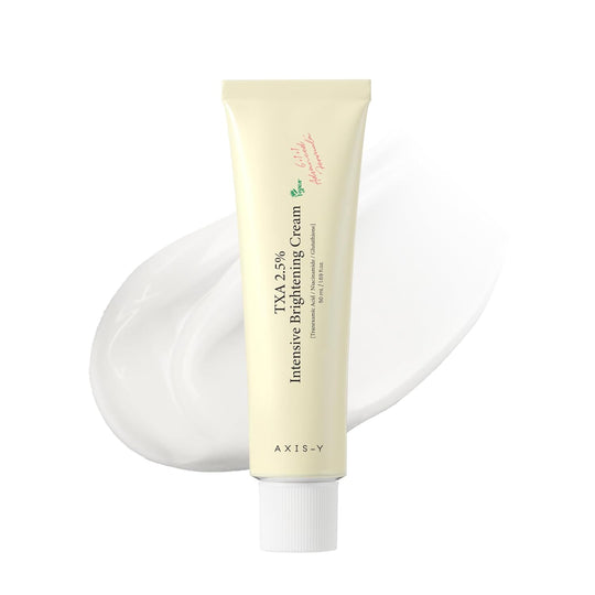 AXIS-Y TXA 2.5% Intensive Brightening Cream – Tranexamic Acid Moisturizer with Niacinamide and Glutathione for Dark Spots and Uneven Skin Tone (1.69 fl oz)
