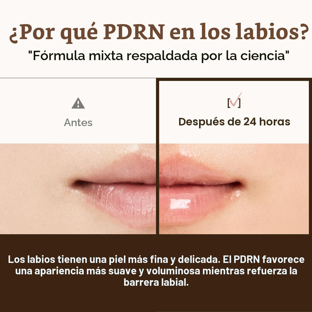 Dr. Reju-All Advanced PDRN - Rejuvenating Lip Serum - Moisturizing Lip Balm with Lipozip PDRN for Glossy, Dewy Lips - Gentle Exfoliating &amp; Smoothing Lip Moisturizer - Hibiscus &amp; Lactic Acid - 0.3 fl oz
