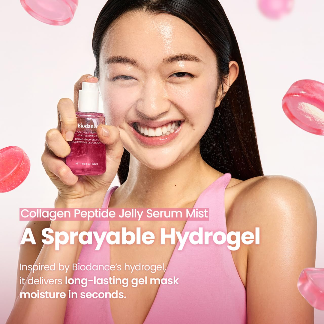 💖 BIODANCE Collagen Peptides Jelly Serum Mist ✨ Deep Hydration, Collagen Care &amp; Glass Skin Radiance 🇰🇷✨