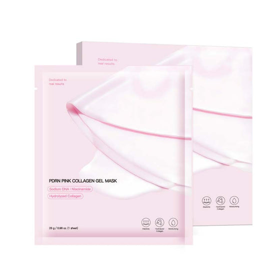 💖 4 PCS Pink Overnight Collagen Gel Mask ✨ Deep Overnight Hydration, Collagen Care &amp; Glass Skin Glow 🌙✨