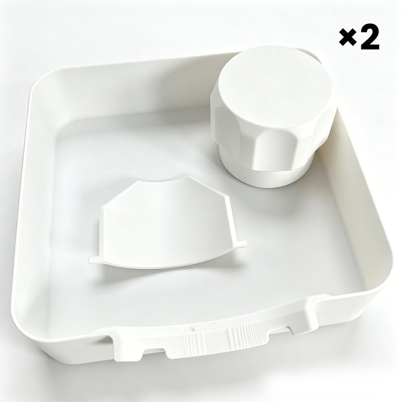 🔥 50% OFF TODAY! 🛠️ Universal Front-Load Washing Machine Drain Pan ✨ Heavy-Duty Leak Protection, Easy Installation &amp; Floor-Saving Design 💦🏡