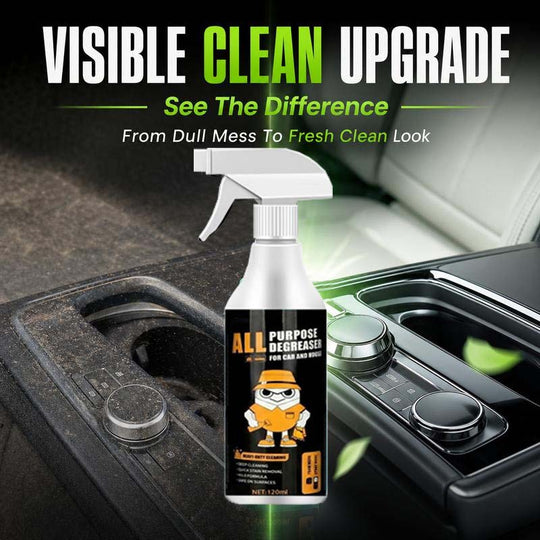 🧼 Buy 2 Get 1 Free! ✨ Heavy-Duty Interior Cleaner &amp; Degreaser – Multi-Surface, Quick Stain Removal, Safe Formula 🚗