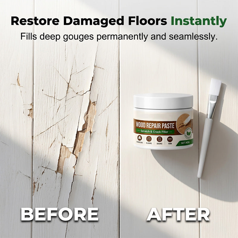 🥳2026 HOT SALE🥳💞50K+ SOLD!🛡️🪑 49% OFF! Furniture &amp; Floor Repair Paste – Works on tables, cabinets &amp; wooden floors. Covers scuffs &amp; peeling. No more ugly scratches! 🏠✅