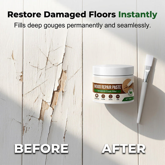 🥳2026 HOT SALE🥳💞50K+ SOLD!🛡️🪑 49% OFF! Furniture &amp; Floor Repair Paste – Works on tables, cabinets &amp; wooden floors. Covers scuffs &amp; peeling. No more ugly scratches! 🏠✅
