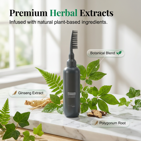🔥 BUY 1 GET 1 FREE! 🌿 Plant-Based Comb-In Hair Dye Cream ✨ Instant Gray Coverage &amp; Natural-Looking Color
