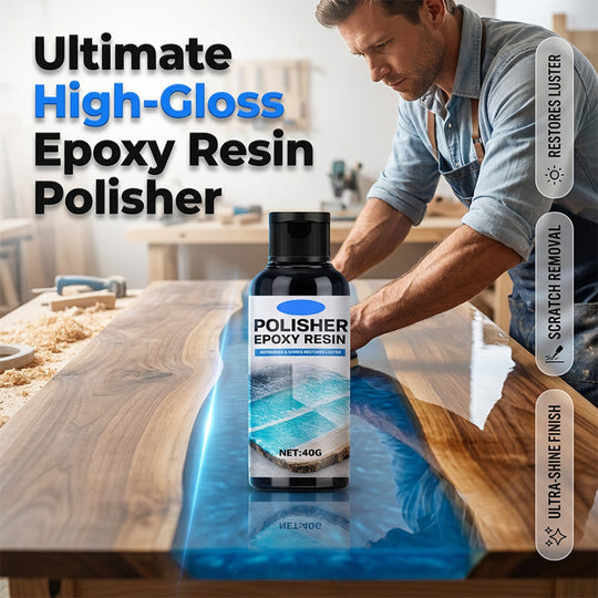 🥳2026 HOT SALE🥳🎉BUY MORE GET MORE FREE🎁 Epoxy Resin Polish – Restores dull resin to crystal‑clear high gloss. Removes scratches &amp; haze. Effortless hand polish! 🎨🌟
