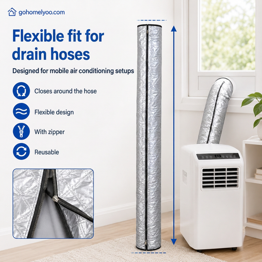 🔥 50% OFF TODAY! ❄️ AC Hose Insulation Cover – A Summer Home Essential ✨ Improve Cooling Efficiency, Reduce Heat Transfer &amp; Stay Comfortable All Season ☀️🏡