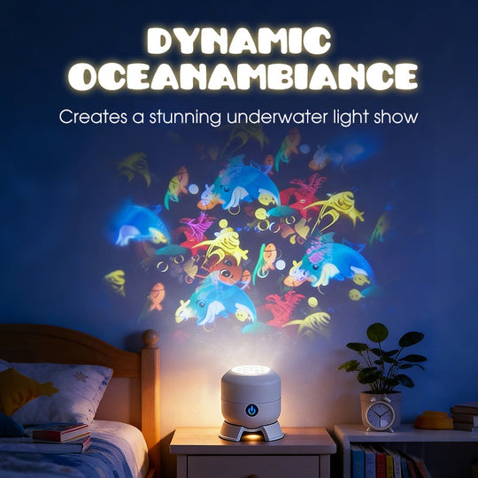 🥳2026 HOT SALE🥳💞80K+ SOLD!🌊 Ocean Wave Projector Light – Dynamic Rotating Aurora, Adjustable Brightness, Rechargeable – with/without Bluetooth Speaker – Bedroom Decor, Night Light, Gift for Kids &amp; Adults Regular price